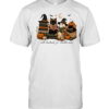 All Booked For Halloween Reading Ghost And Black Cats Graphic  Classic Men's T-shirt
