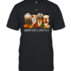 Autumn Leaves & Coffee Please Pumpkin Spice Latte Halloween  Classic Men's T-shirt
