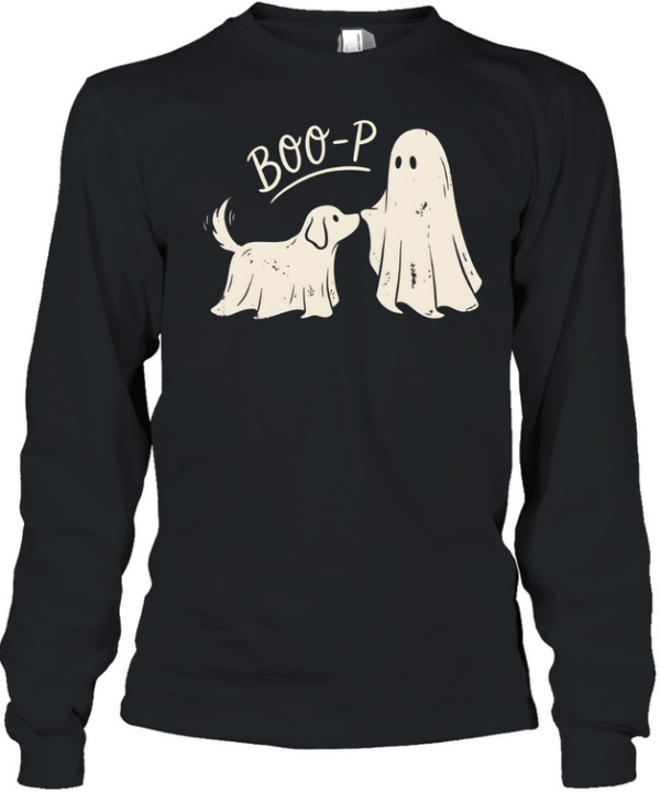 Boo-p Ghost Dog  Long Sleeved T-shirt