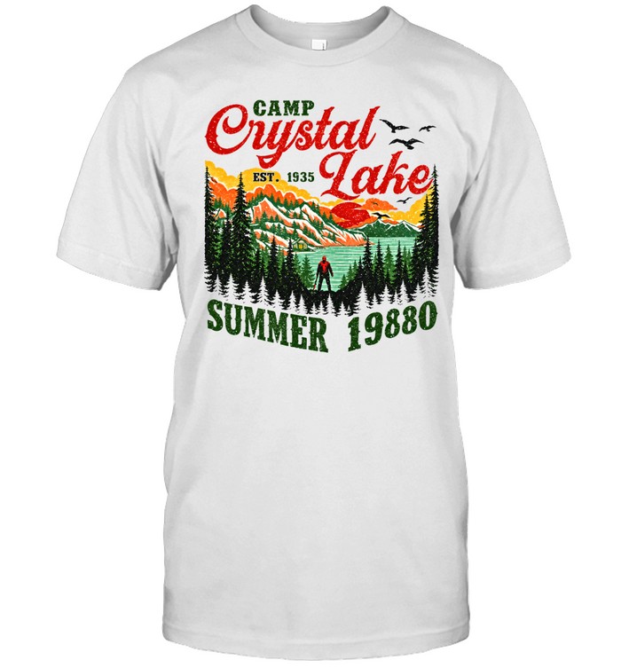 Camp Crystal Lake Summer 1980 Jason Voorhees Friday The 13th Classic Men's T-shirt Camp Crystal Lake Summer 1980 Jason Voorhees Friday The 13th Classic Men's T-shirt
