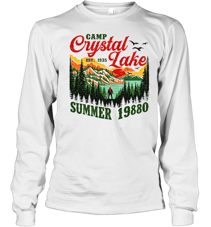 Camp Crystal Lake Summer 1980 Jason Voorhees Friday The 13th Long Sleeved T-shirt