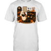 Cozy Nights & Pumpkin Lights Ghost Reading Book  Classic Men's T-shirt