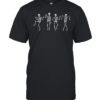 Dancing Skeletons Spooky Halloween Graphic  Classic Men's T-shirt