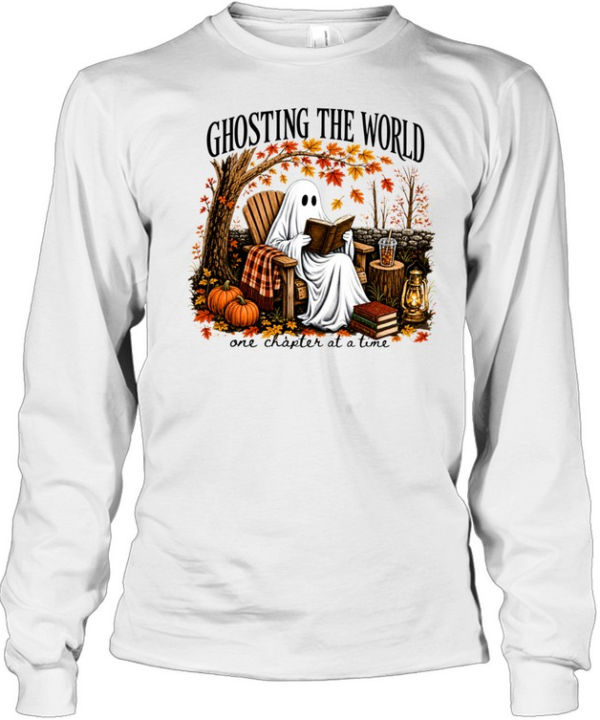 Ghosting The World Sublimation  Long Sleeved T-shirt