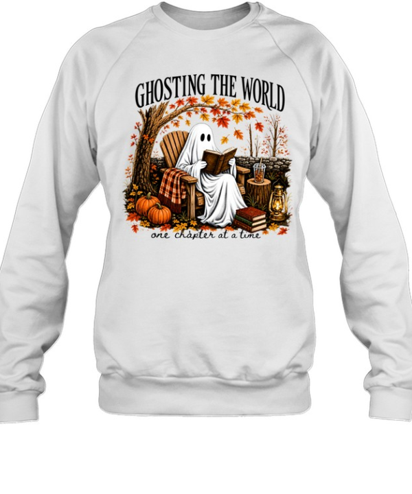 Ghosting The World Sublimation  Unisex Sweatshirt