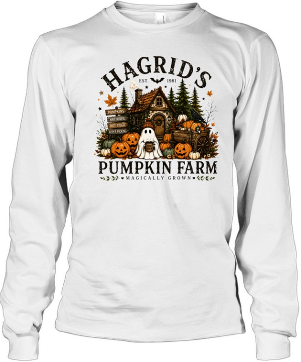 Hagrids Pumpkin Farm  Long Sleeved T-shirt