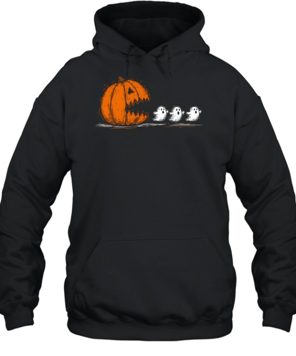 Halloween Pumpkin Eat Ghost  Unisex Hoodie