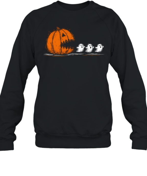 Halloween Pumpkin Eat Ghost  Unisex Sweatshirt