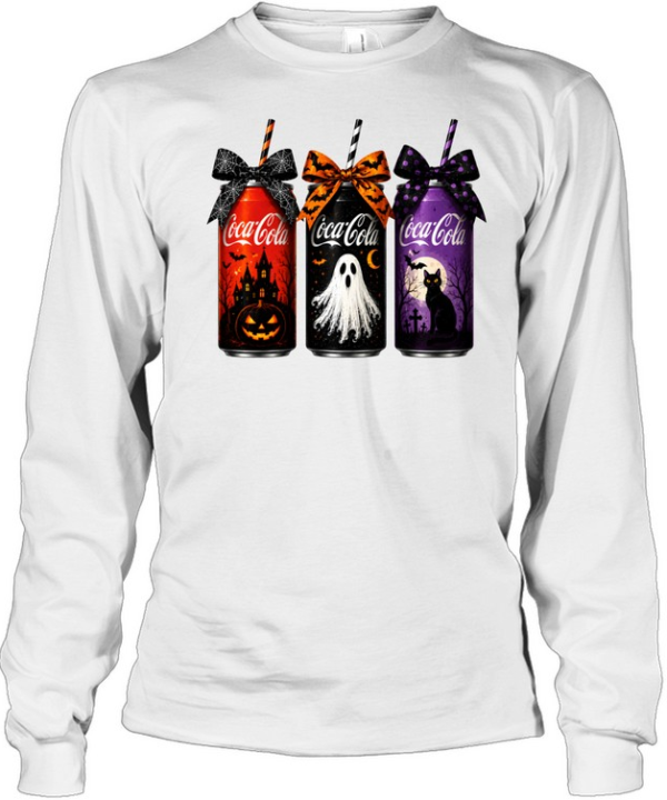 Halloween Soda Can  Long Sleeved T-shirt
