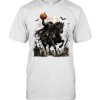 Headless Horseman Pumpkin Rider Halloween  Classic Men's T-shirt