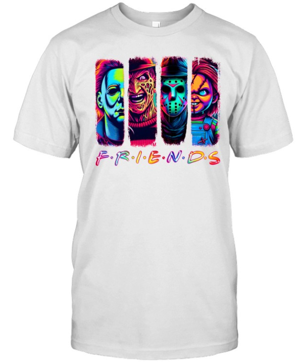 Horror Friends Neon  Classic Men's T-shirt