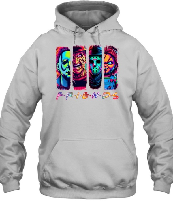 Horror Friends Neon  Unisex Hoodie