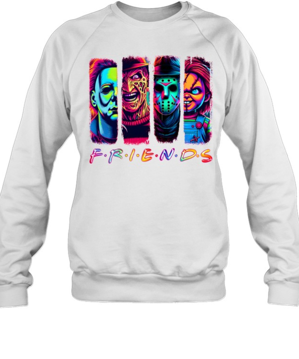 Horror Friends Neon  Unisex Sweatshirt