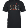 Horror Movie Abbey Road Parody Slasher Walking Crosswalk  Classic Men's T-shirt