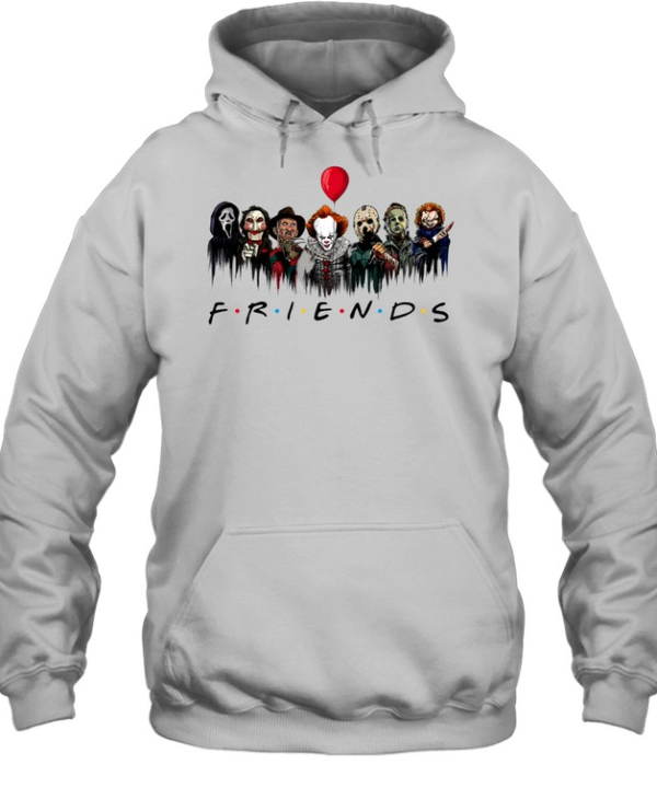 Horror Movie Characters Friends Parody Halloween  Unisex Hoodie