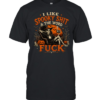 I Like Spooky Shit & The Word Fuck Halloween Skeleton Pumpkin Tee Classic Men's T-shirt