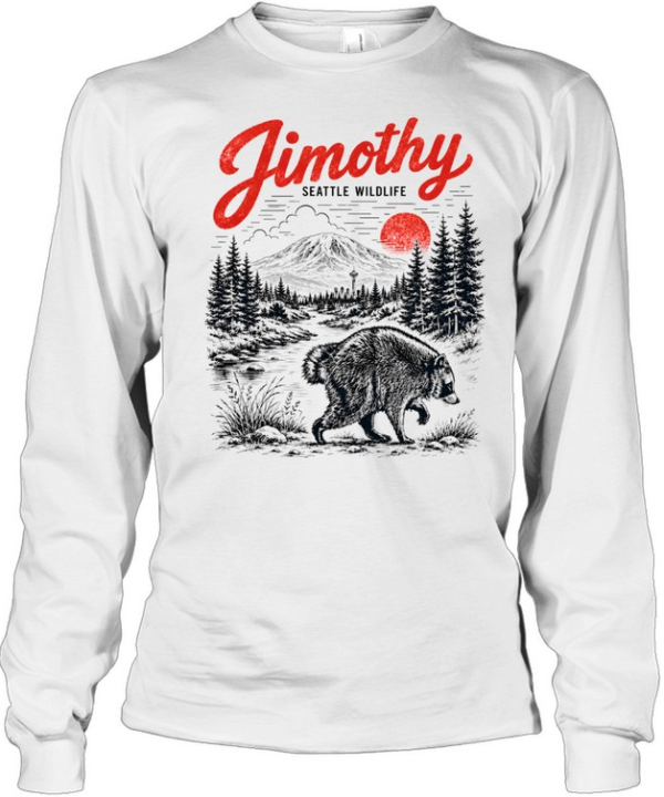 Jimothy Raccoon  Long Sleeved T-shirt