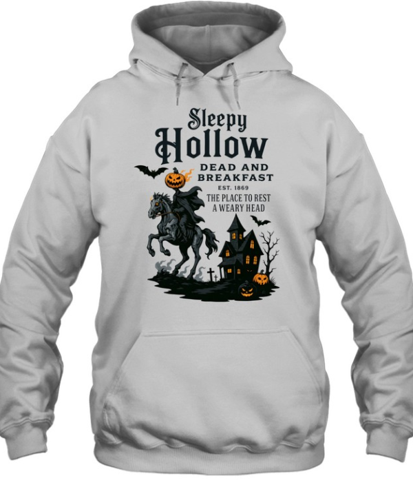 Just Waiting For Halloween Skeleton Drinking Coffee Pumpkin Tee Unisex Hoodie