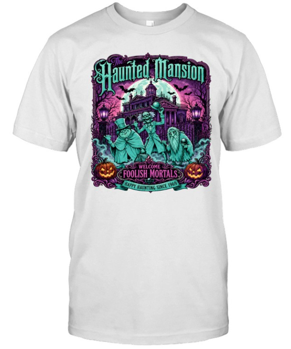 Retro The Haunted Mansion Halloween Classic Men's T-shirt