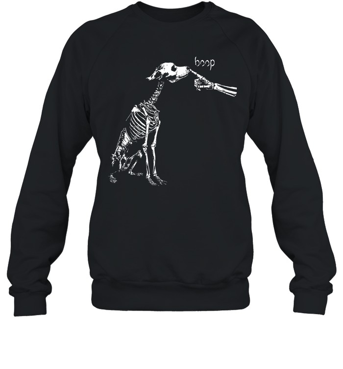 Skeleton Dog Boop Nose Funny Dog Lover Halloween Unisex Sweatshirt Skeleton Dog Boop Nose Funny Dog Lover Halloween Unisex Sweatshirt