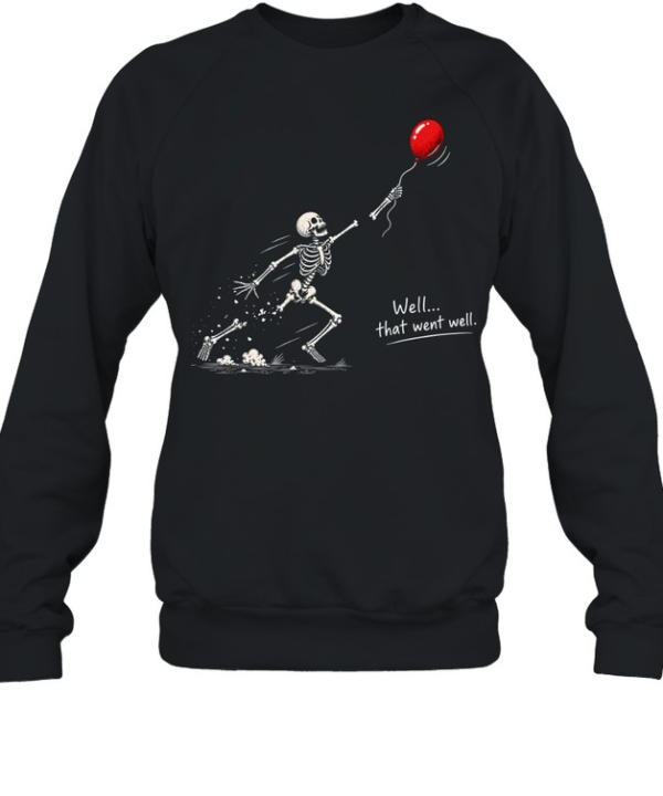 Skeleton Lost Balloon  Unisex Sweatshirt