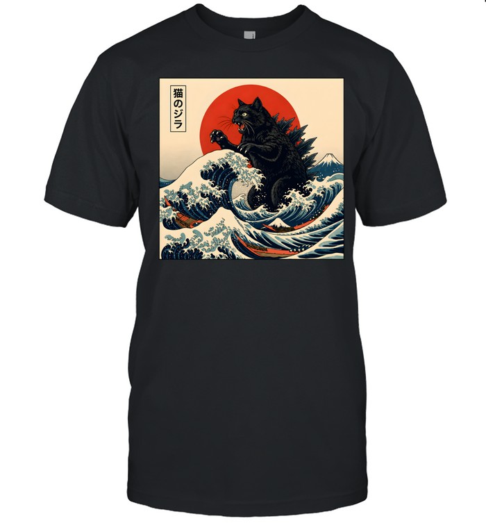 Vintage Black Kaiju Cat Classic Men's T-shirt Vintage Black Kaiju Cat Classic Men's T-shirt