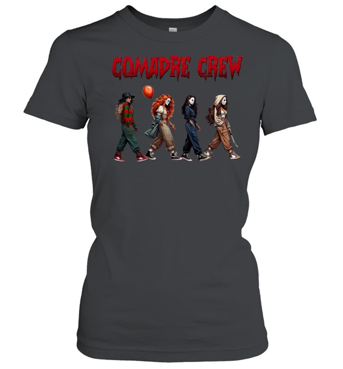 Comadre Crew Streetwear Slasher Girls Squad Halloween Graphic Classic Women's T-shirt