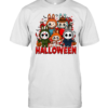 Cute Halloween Horror Bunny Squad Spooky Slasher Friends Graphic  Classic Men's T-shirt