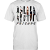 Horror Friends Slasher Knives Lineup Graphic Halloween Classic Men's T-shirt