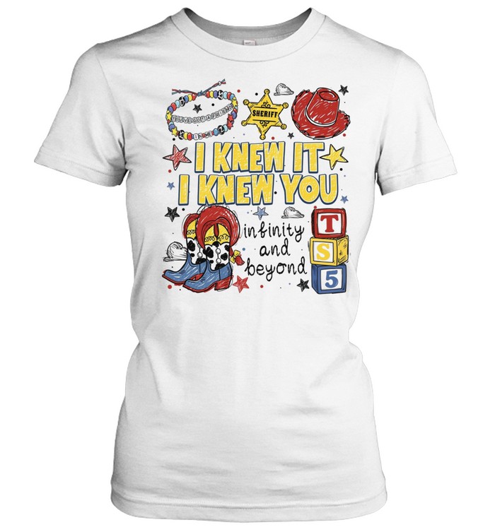 I Knew It I Knew You Toy Story Cowgirl Boots Sheriff Graphic Classic Women's T-shirt