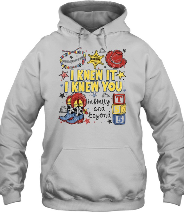 I Knew It I Knew You Toy Story Cowgirl Boots Sheriff Graphic Unisex Hoodie