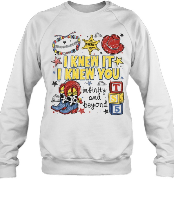 I Knew It I Knew You Toy Story Cowgirl Boots Sheriff Graphic Unisex Sweatshirt