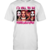 I'd Kill To Be Your Valentine Horror Slasher Girls Squad Graphic  Classic Men's T-shirt