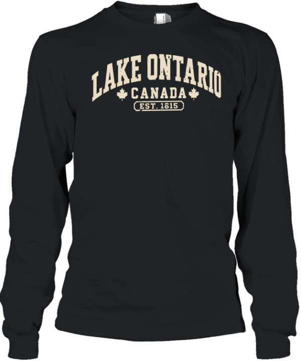 Lake Ontario Est 1615  Long Sleeved T-shirt