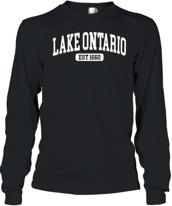 Lake Ontario Est. 1660  Long Sleeved T-shirt