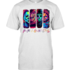 Neon Horror Friends Slasher Squad Michael Freddy Jason Chucky  Classic Men's T-shirt