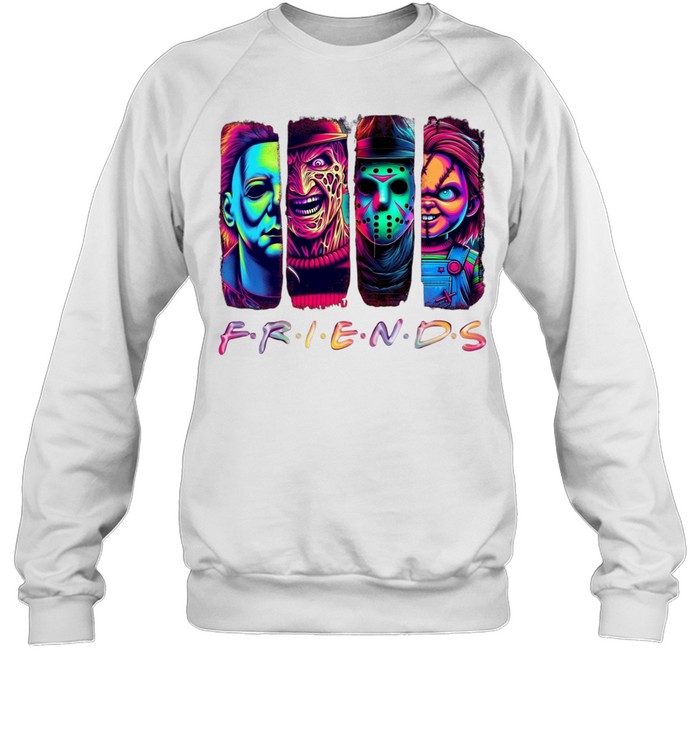 Neon Horror Friends Slasher Squad Michael Freddy Jason Chucky Unisex Sweatshirt Neon Horror Friends Slasher Squad Michael Freddy Jason Chucky Unisex Sweatshirt