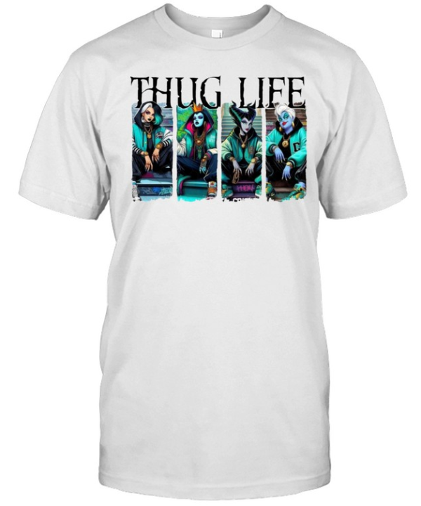 Thug Life Bad Girls Streetwear Squad Hip Hop Villains Halloween  Classic Men's T-shirt