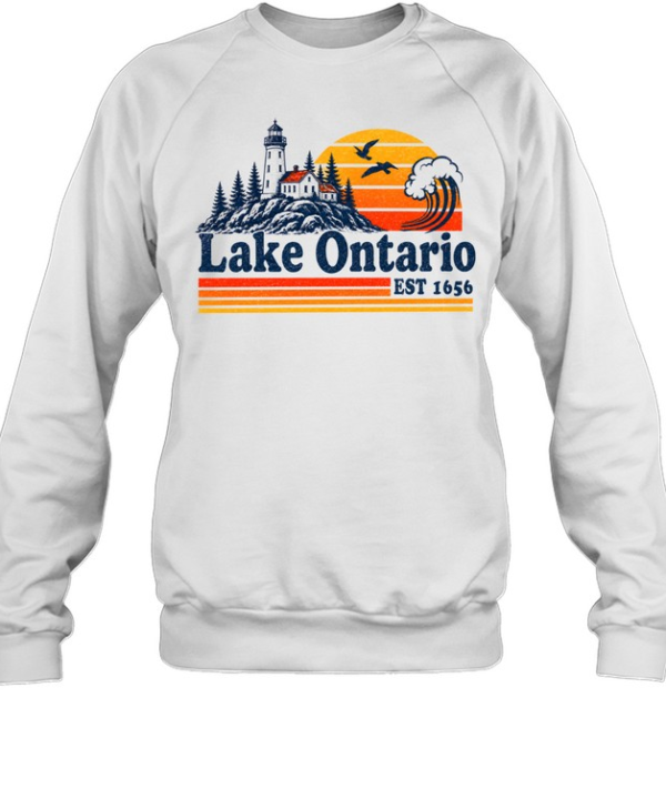 Vintage Lake Ontario Great Lakes  Unisex Sweatshirt