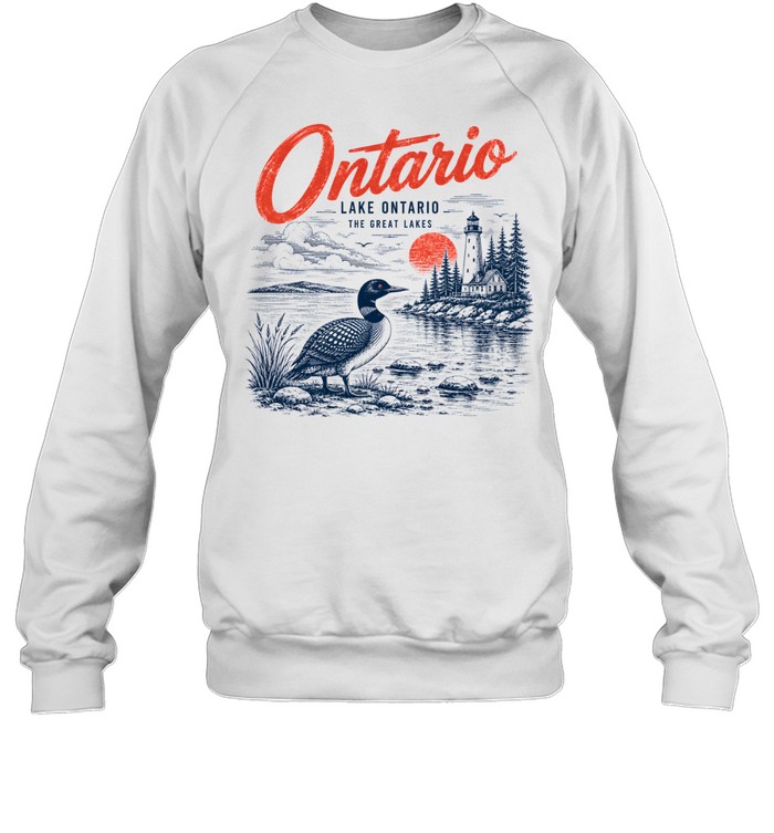 Vintage Loon Lighthouse Graphic Tee Unisex Sweatshirt Vintage Loon Lighthouse Graphic Tee Unisex Sweatshirt