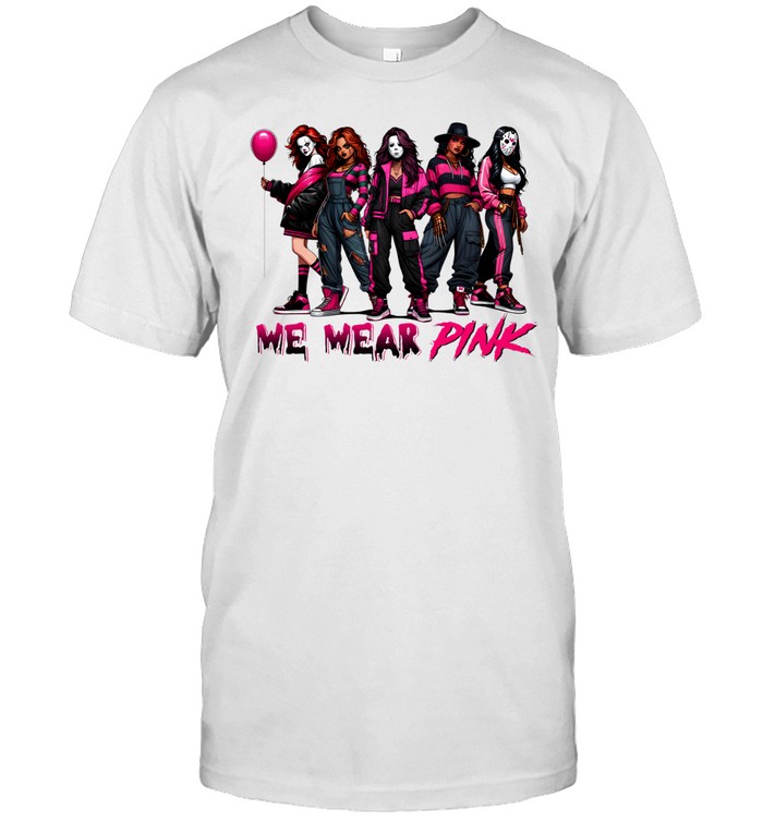 We Wear Pink Horror Slasher Girls Halloween Graphic Classic Men's T-shirt We Wear Pink Horror Slasher Girls Halloween Graphic Classic Men's T-shirt