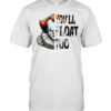 You'll Float Too Pennywise Scary Clown Split Face Halloween Graphic  Classic Men's T-shirt